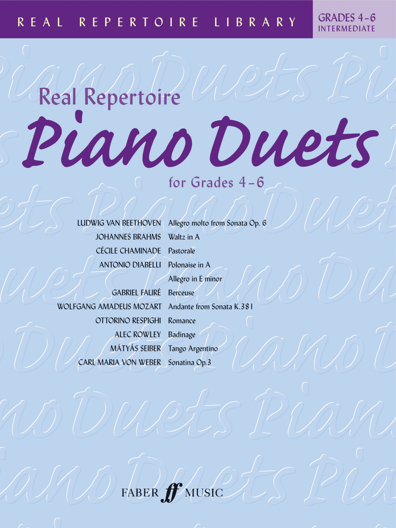 Real Repertoire Piano Duets Grades 4 6 Piano Duet Faber Music 