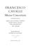Francesco Cavalli : Sanctus (from Messa Concertata) - Mixed Voices - Faber Digital