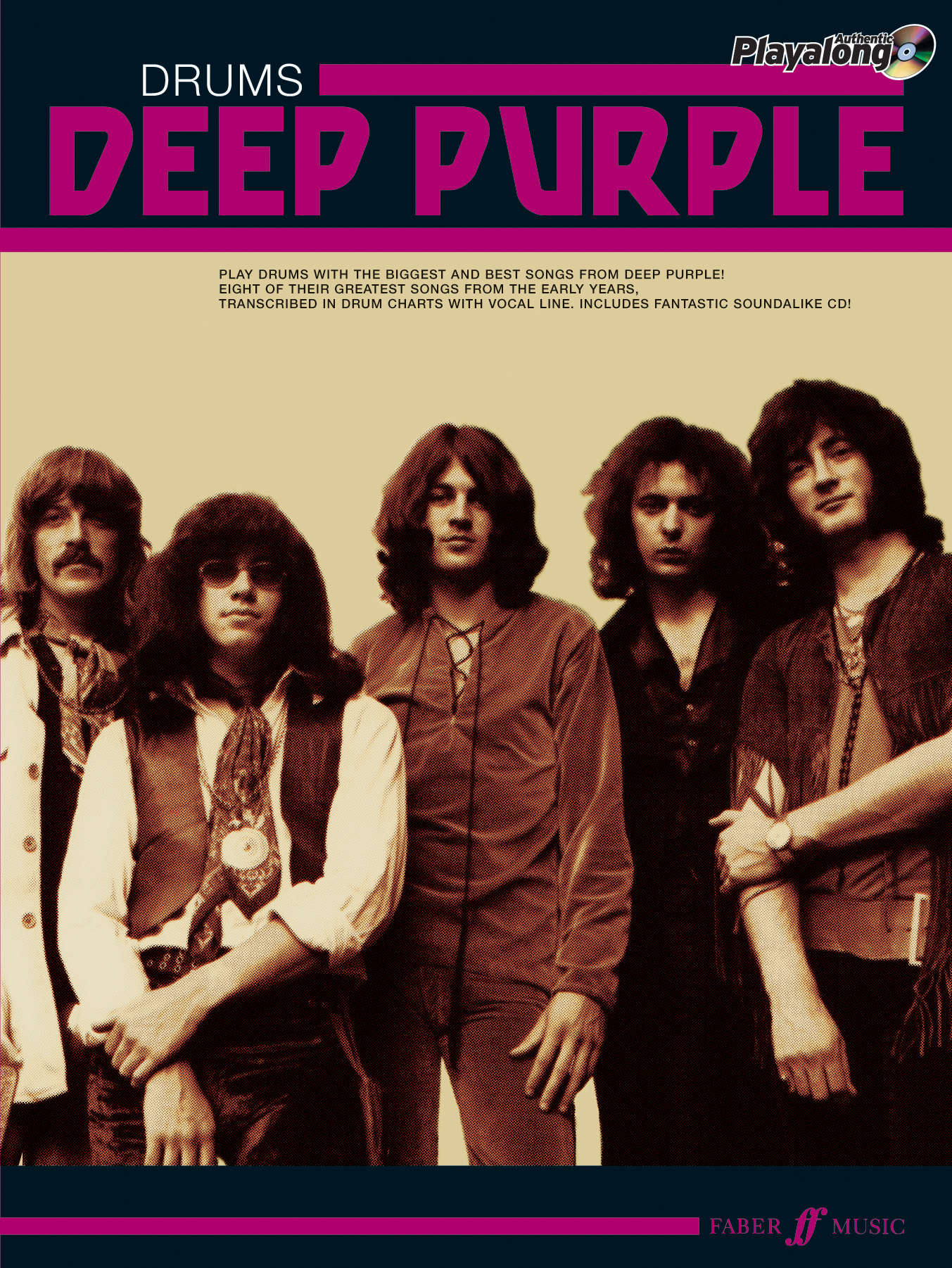 Deep Purple Authentic Drums Playalong Drums Faber Music
