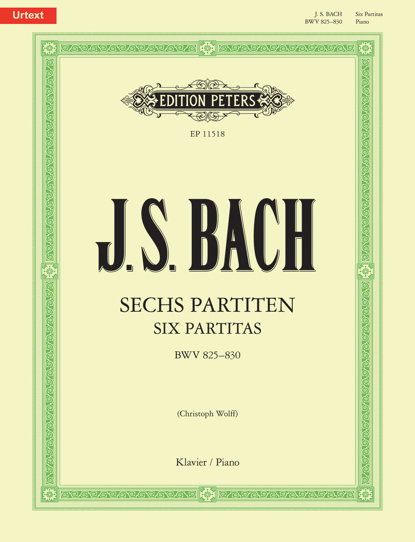 J.S. Bach: Six Partitas BWV 825–830 | Faber Music